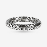 Anello Fedina Classico Texture Sirena in Argento 925