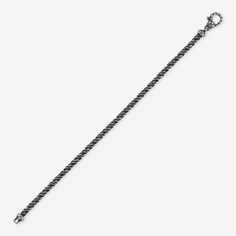 Bracciale con Catena Coda di Volpe in Argento 925