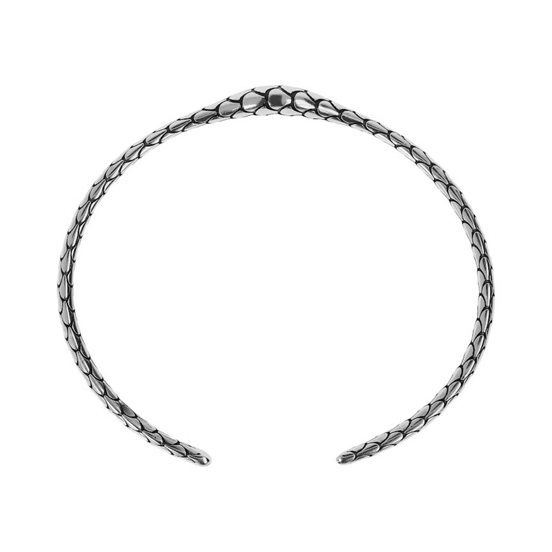 Bracciale Rigido in Argento 925 Texture Sirena