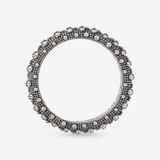 Anello a Fascia Texture Riccio di Mare in Argento 925
