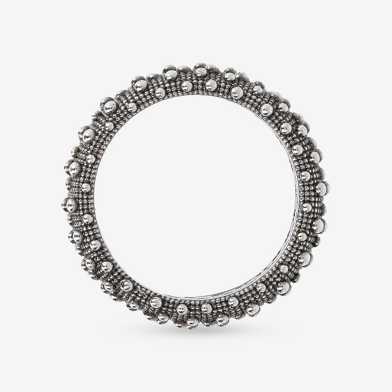 Anello a Fascia Texture Riccio di Mare in Argento 925