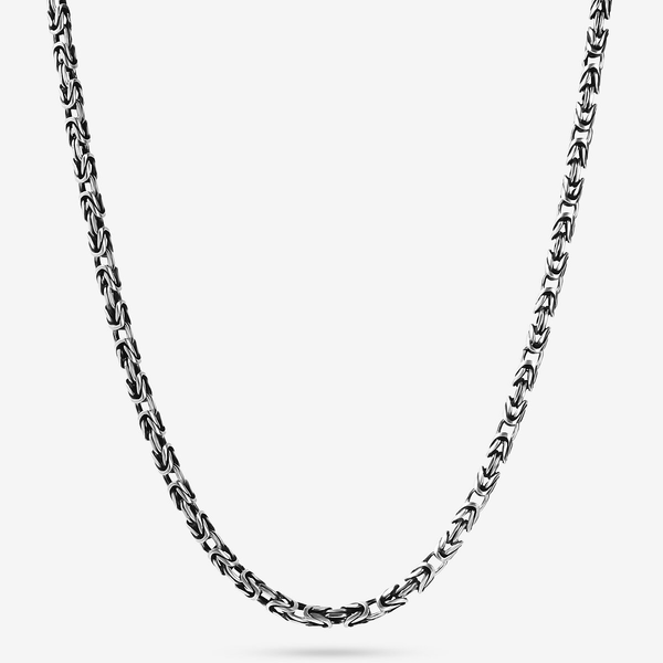 Collana con Catena Bizantina in Argento 925