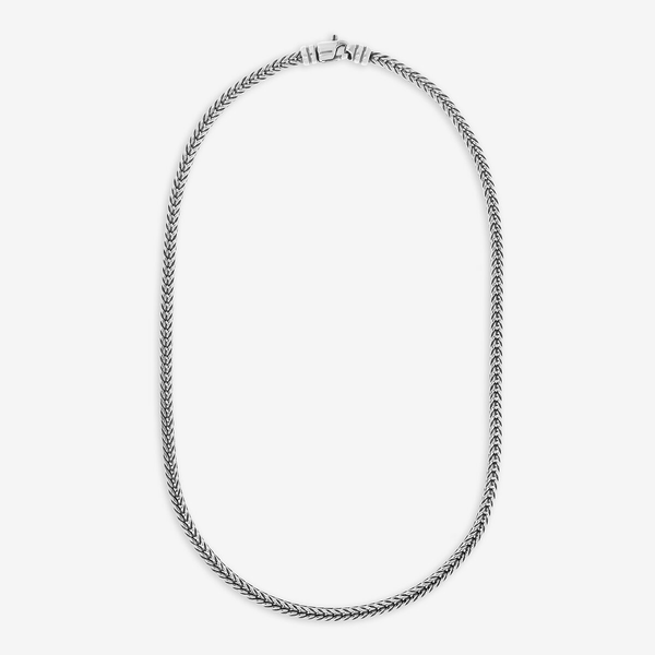 Collana con Catena Spiga in Argento 925