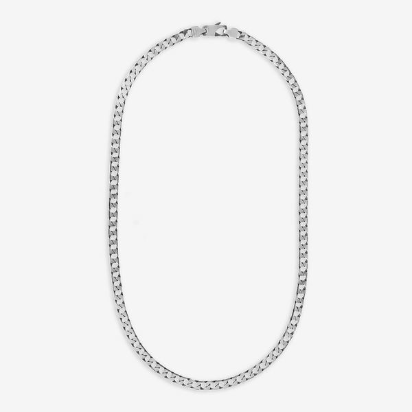 Collana con Catena Grumetta Squadrata in Argento 925