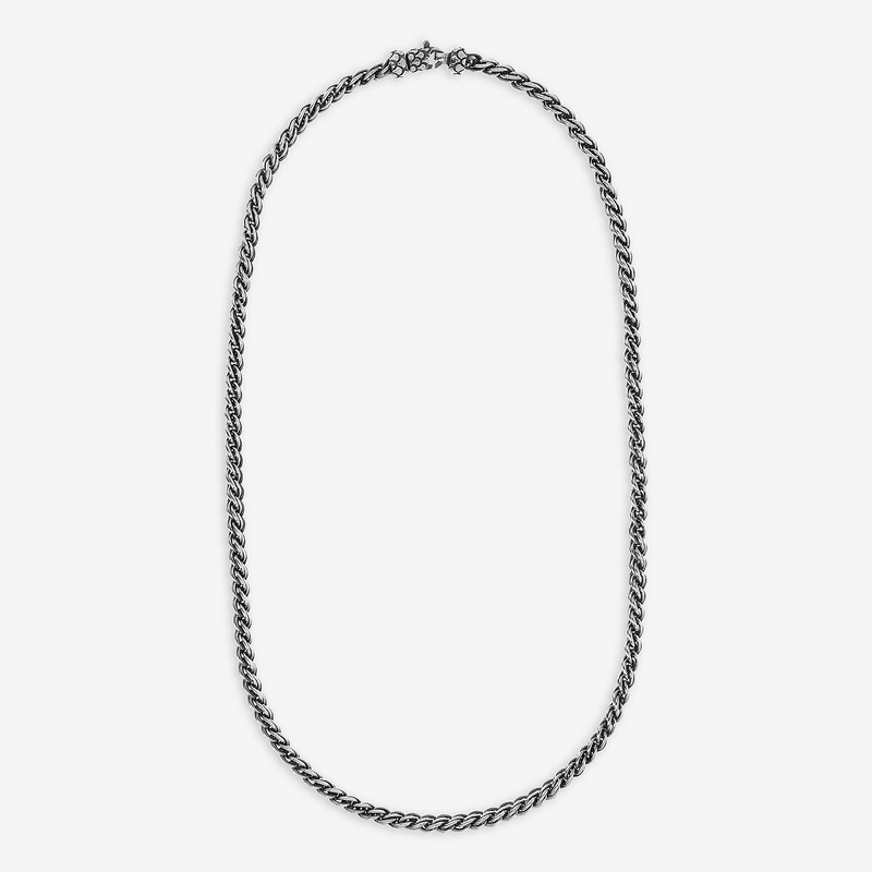 Collana con Catena Corda in Argento 925