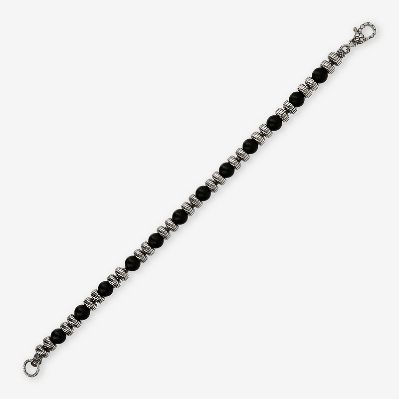 Bracelet with Washers and Black Onyx 