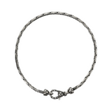 Bracciale con Texture Serpente in Argento 925