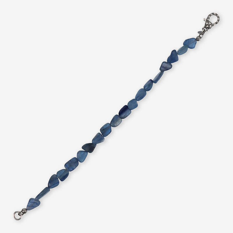 Bracelet with Multicolored Natural Chrysocolla Stone