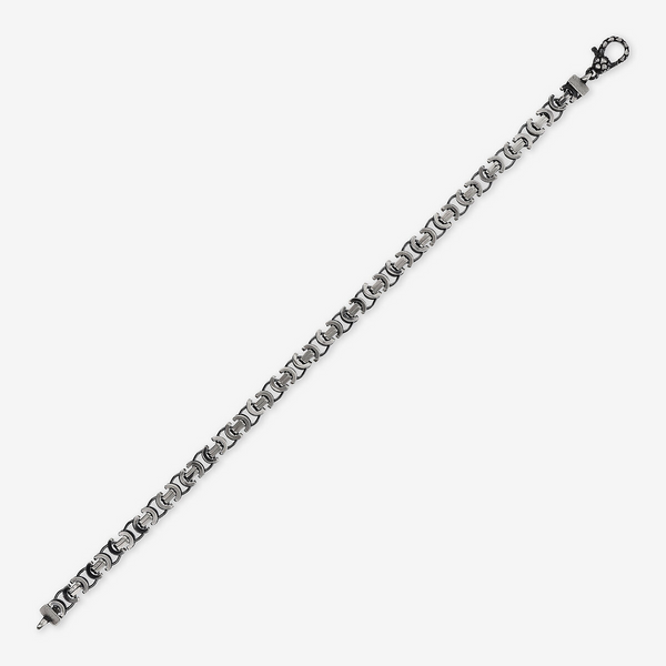 Bracciale con Catena Bizantina in Argento 925