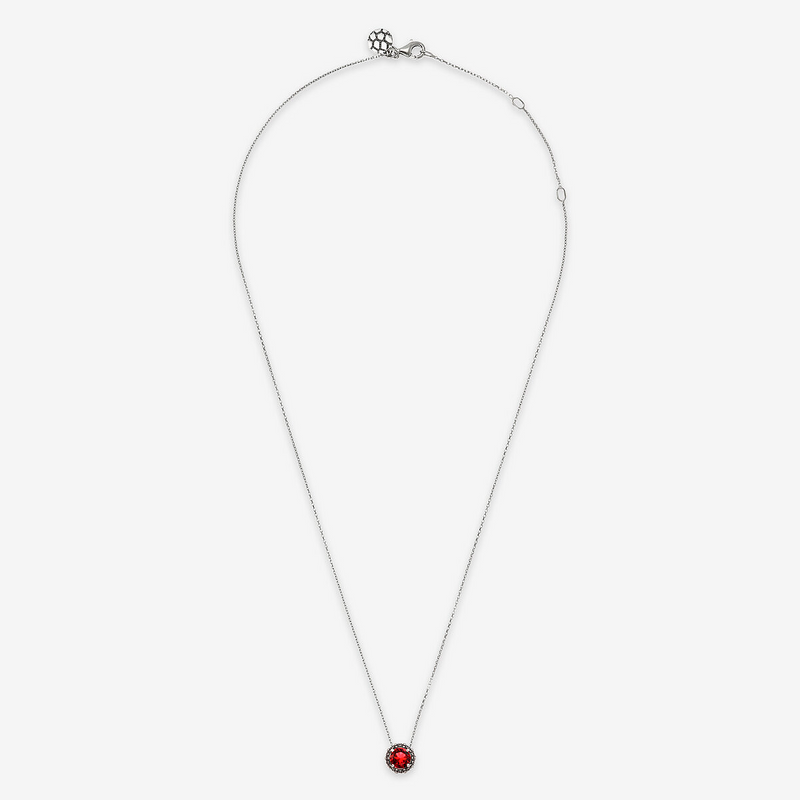 Necklace with Light Point in Natural Stone and Sea Urchin Texture