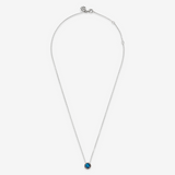 Necklace with Light Point in Natural Stone and Sea Urchin Texture