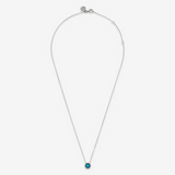 Necklace with Light Point in Natural Stone and Sea Urchin Texture