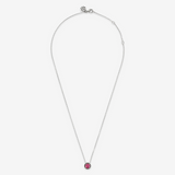 Necklace with Light Point in Natural Stone and Sea Urchin Texture