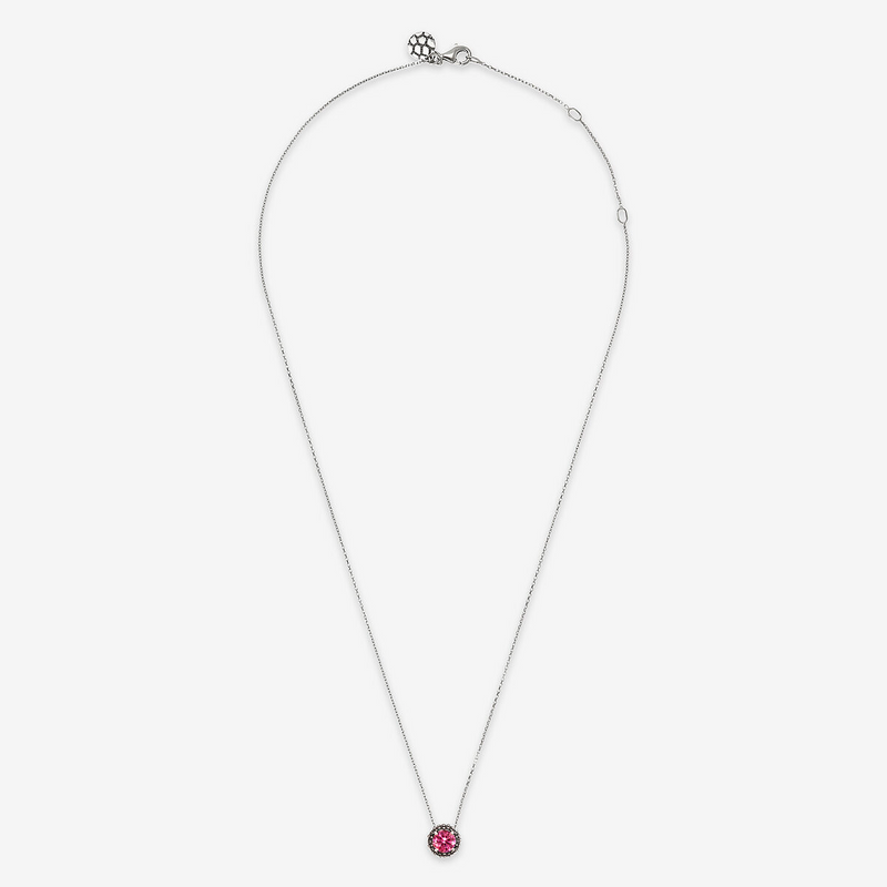Necklace with Light Point in Natural Stone and Sea Urchin Texture