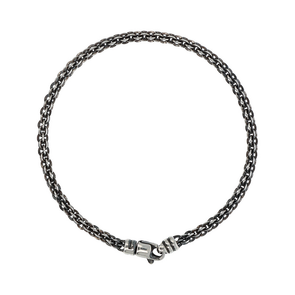 Braided Rolo Chain Bracelet