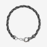 Bracciale Catena Spiga Intrecciata in Argento 925