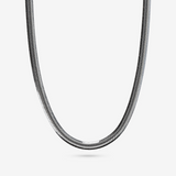 Collana Girocollo Catena Snake Piatta in Argento 925