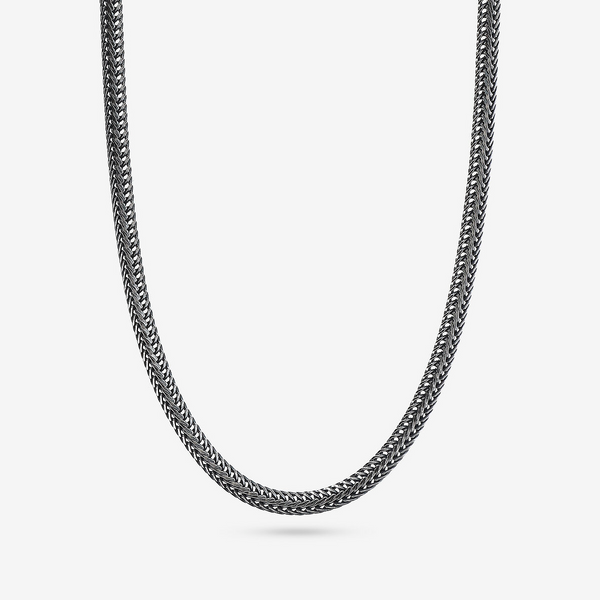 Collana Girocollo Catena Coda di Volpe in Argento 925