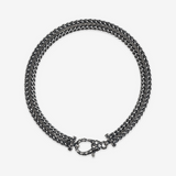 Bracciale Catena Spiga Piatta in Argento 925